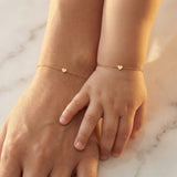 Matching Heart Bracelet Set | Mom + Baby