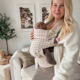 Baby Carrier - Neutral Houndstooth