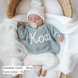 Hand Knitted Personalized Sweater