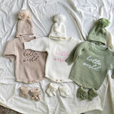 Hello World Chunky Knit Romper Bundle