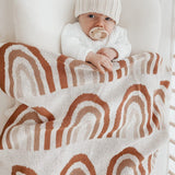 Rainbow Knitted Blanket, Newborn & Toddler Clothing, Wyld Bub