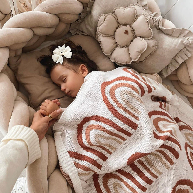 Rainbow Knitted Blanket, Newborn & Toddler Clothing, Wyld Bub