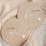 Baby Gender Announcement Plaque Pack