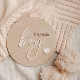 Baby Gender Announcement Plaque Pack