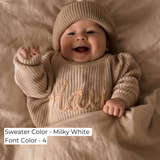 Hand Knitted Personalized Sweater