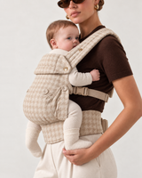 Baby Carrier - Oatmeal Houndstooth