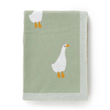 Goose Knitted Blanket