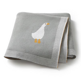 Goose Knitted Blanket