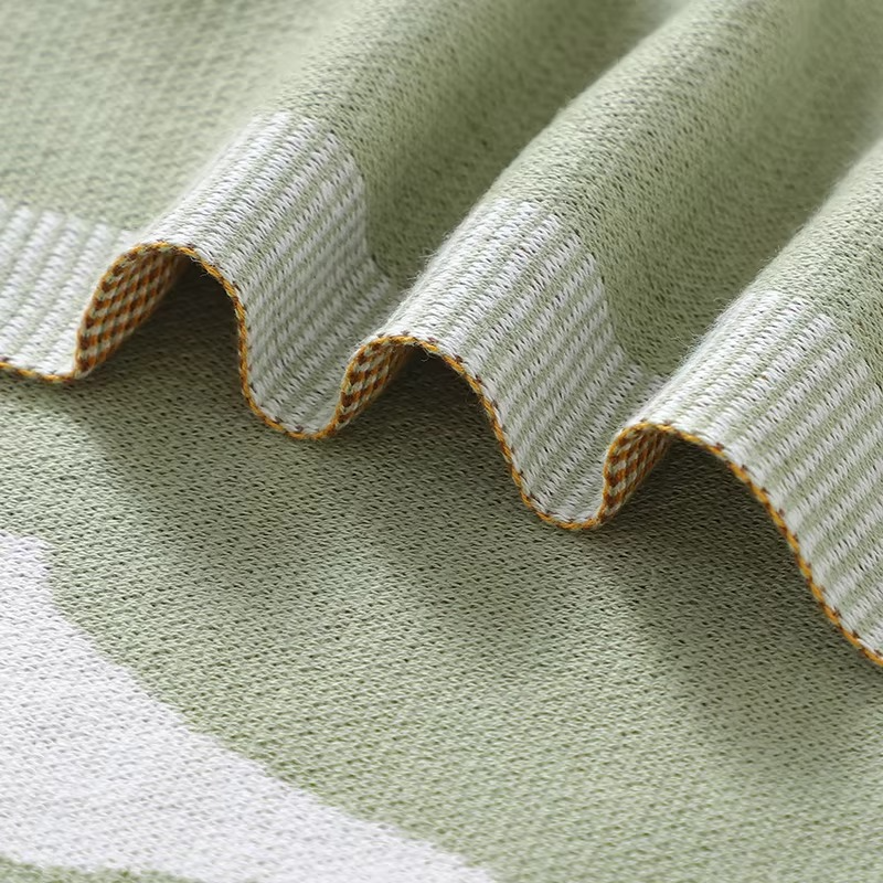 Goose Knitted Blanket