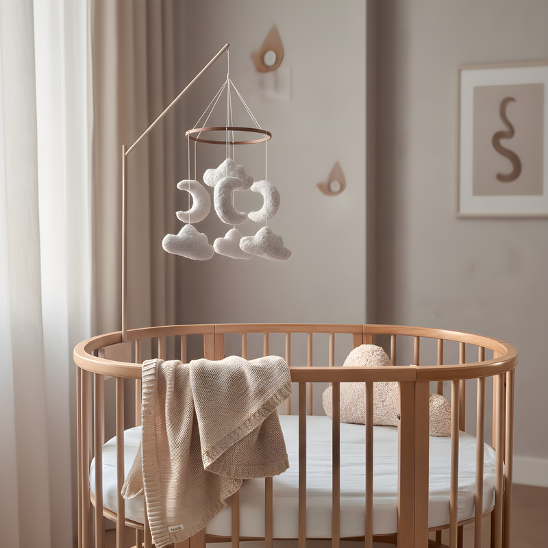 Marshmallow Sky - Baby Mobile