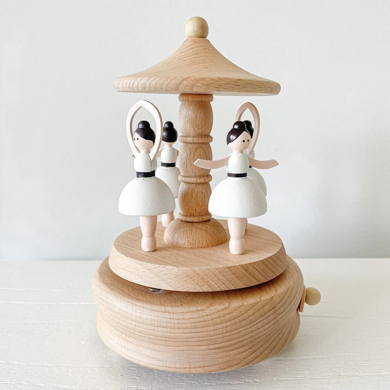 Heirloom Wooden Musical Carousel - Ballerina