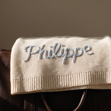 Hand Knitted Personalized Blanket