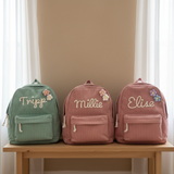 Hand Knitted Personalized Backpack