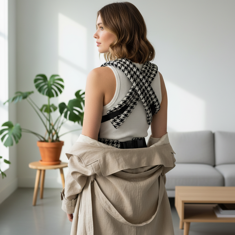 Baby Carrier - Houndstooth