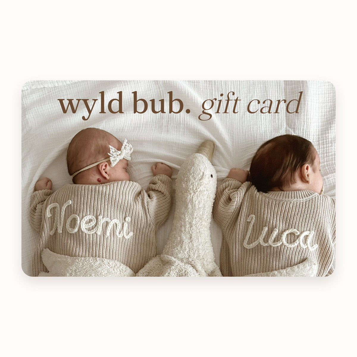 Wyld Bub gift card